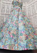 Suraiya Luxury Blues Printed Skirt (sizes 10-18)