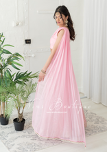 Arya Baby Pink & Gold Sequin Luxury Skirt (sizes 4-14)