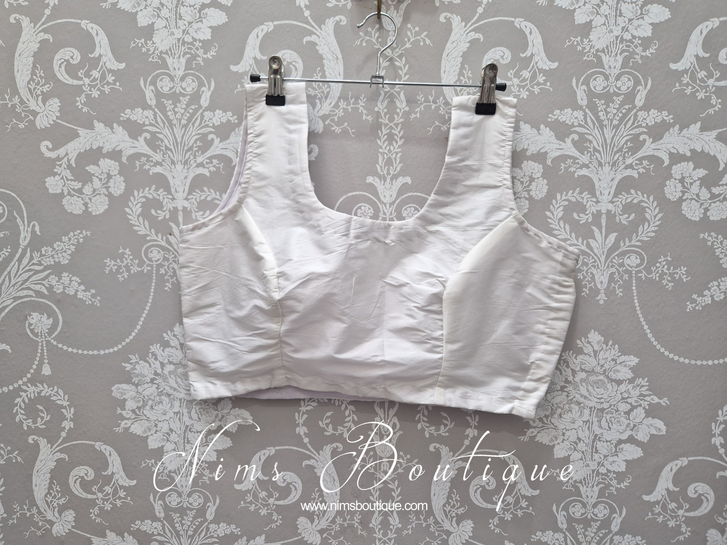 NB White Silk sleeveless blouse (sizes 4-26)