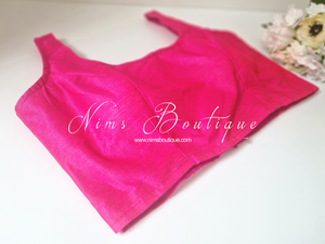The NB Fushcia Pink Silk Blouse 10-12