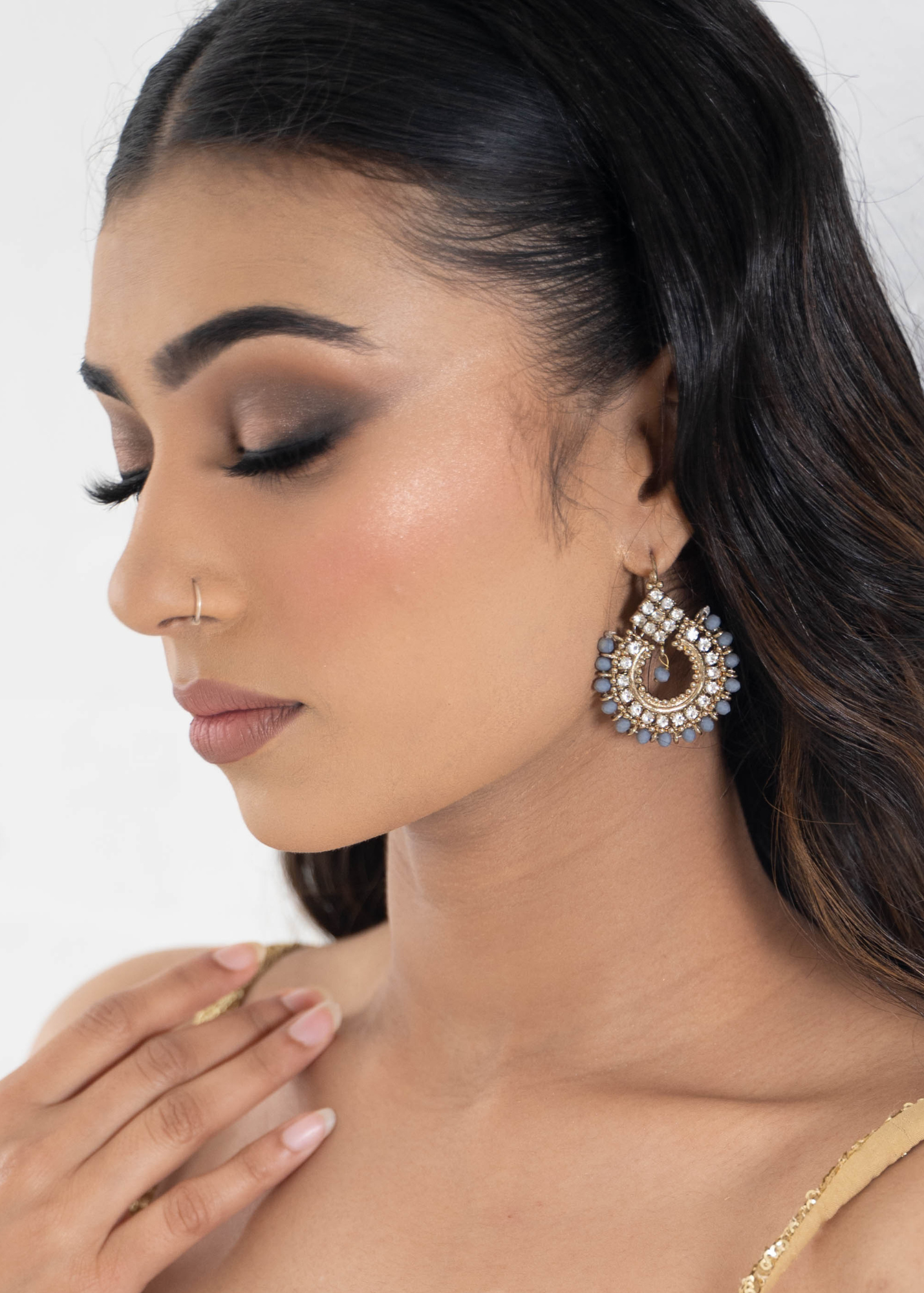 Vidya Grey Earrings