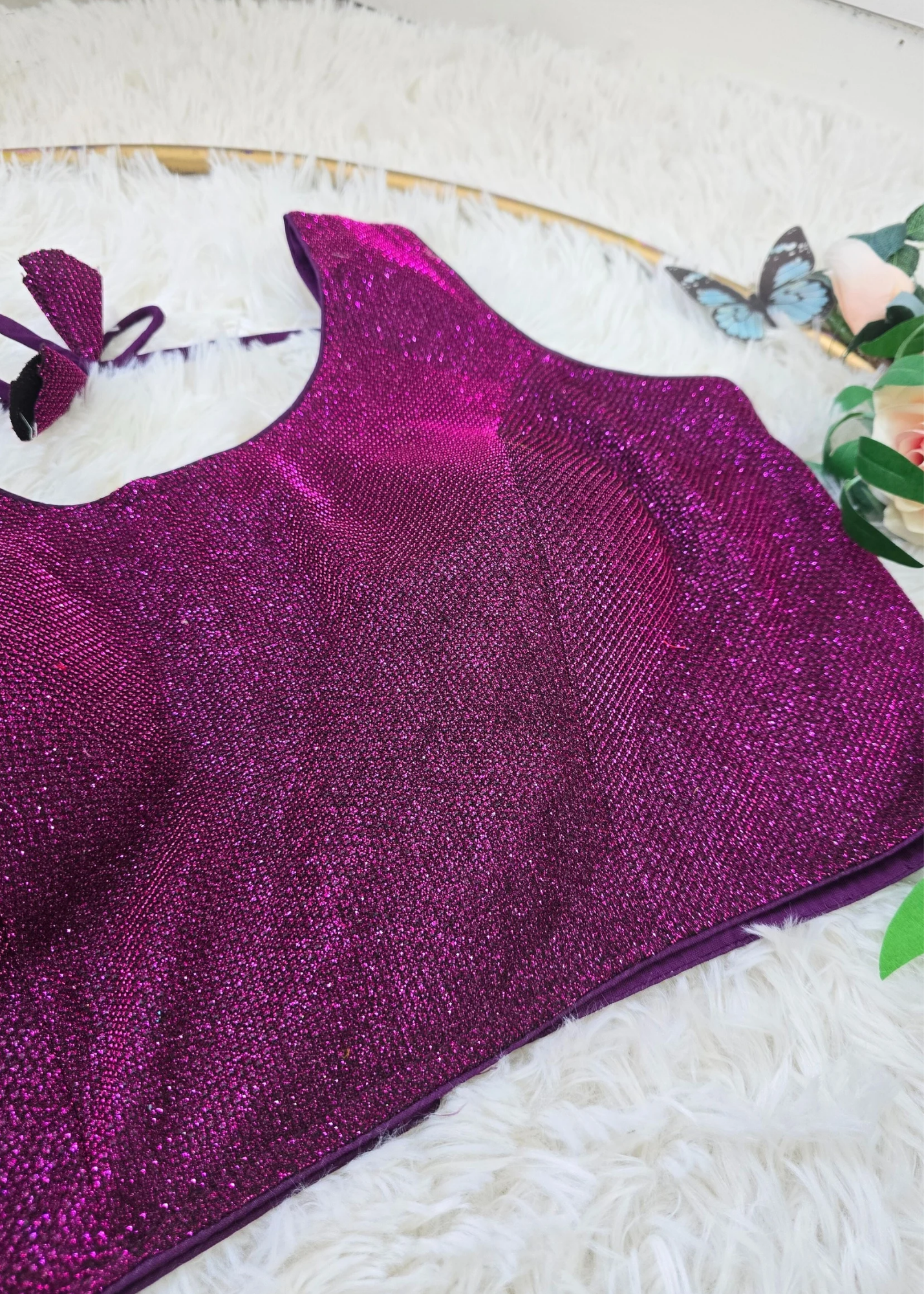 Violet Shimmer Blouse (16-18)