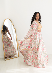 Kitara Satin Print readymade skirt/lehnga (sizes 6-22)