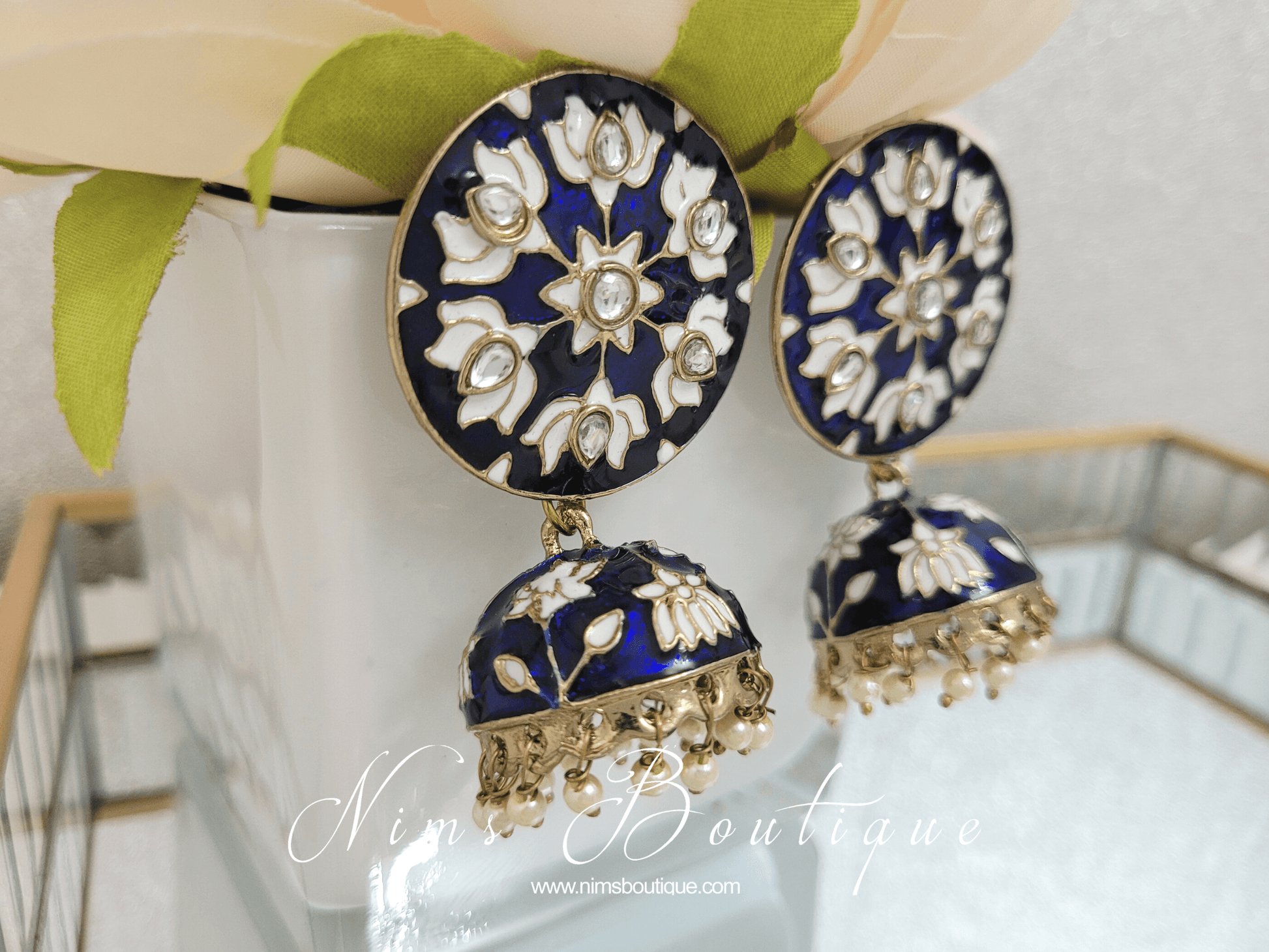 Nims Boutique Natasha Navy Blossom Chumke