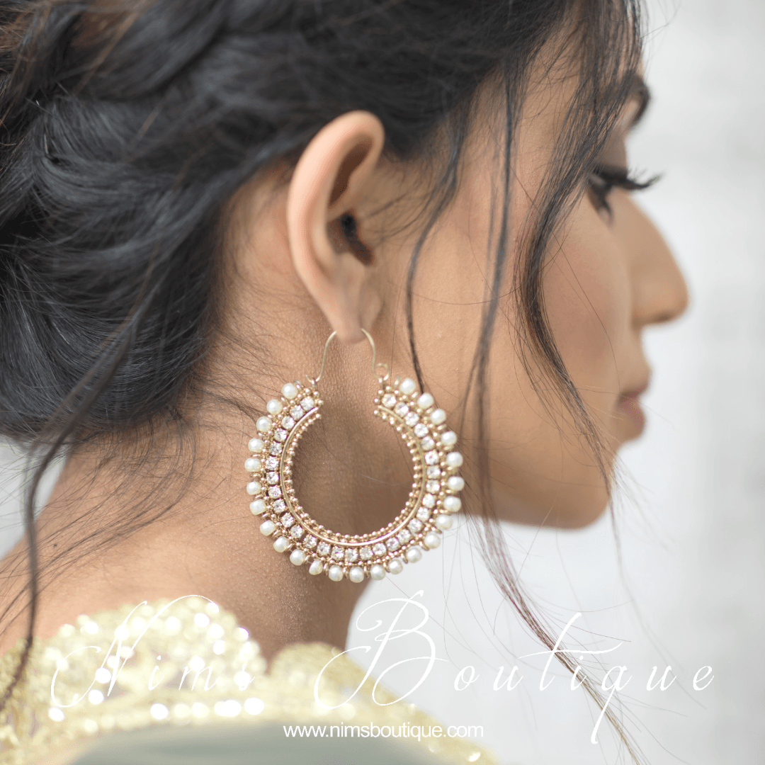 Nims Boutique Royal Pearl Bali Earrings