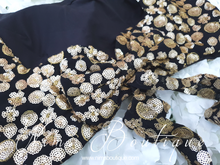 Luxury NB Black Sequin Bow Blouse (size 4-20)