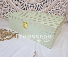 Luxury Mint Pastel Foil Print Large Gift Box