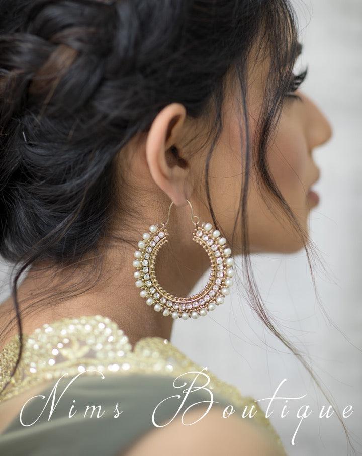 Nims Boutique Royal Pearl Bali Earrings
