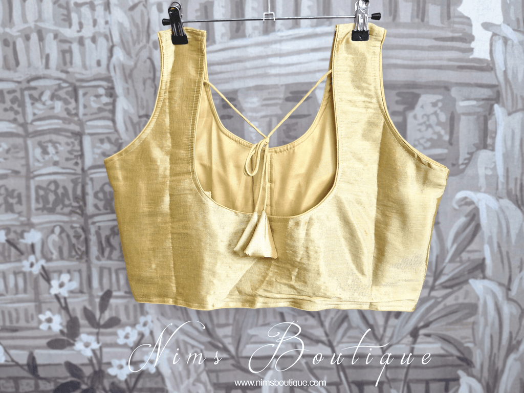 Nims Boutique The NB Bright Gold Blouse 16-18