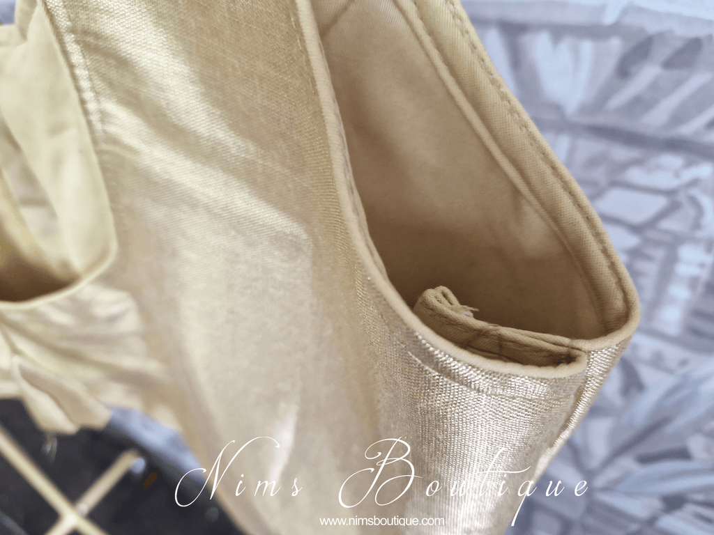 Nims Boutique The NB Dusky Gold Blouse 16-18