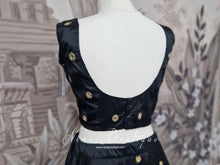 Rani Luxury Black Silk Mirror Blouse (size 4-22)