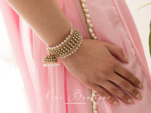 Royal Blush Bracelet with hanging chumka