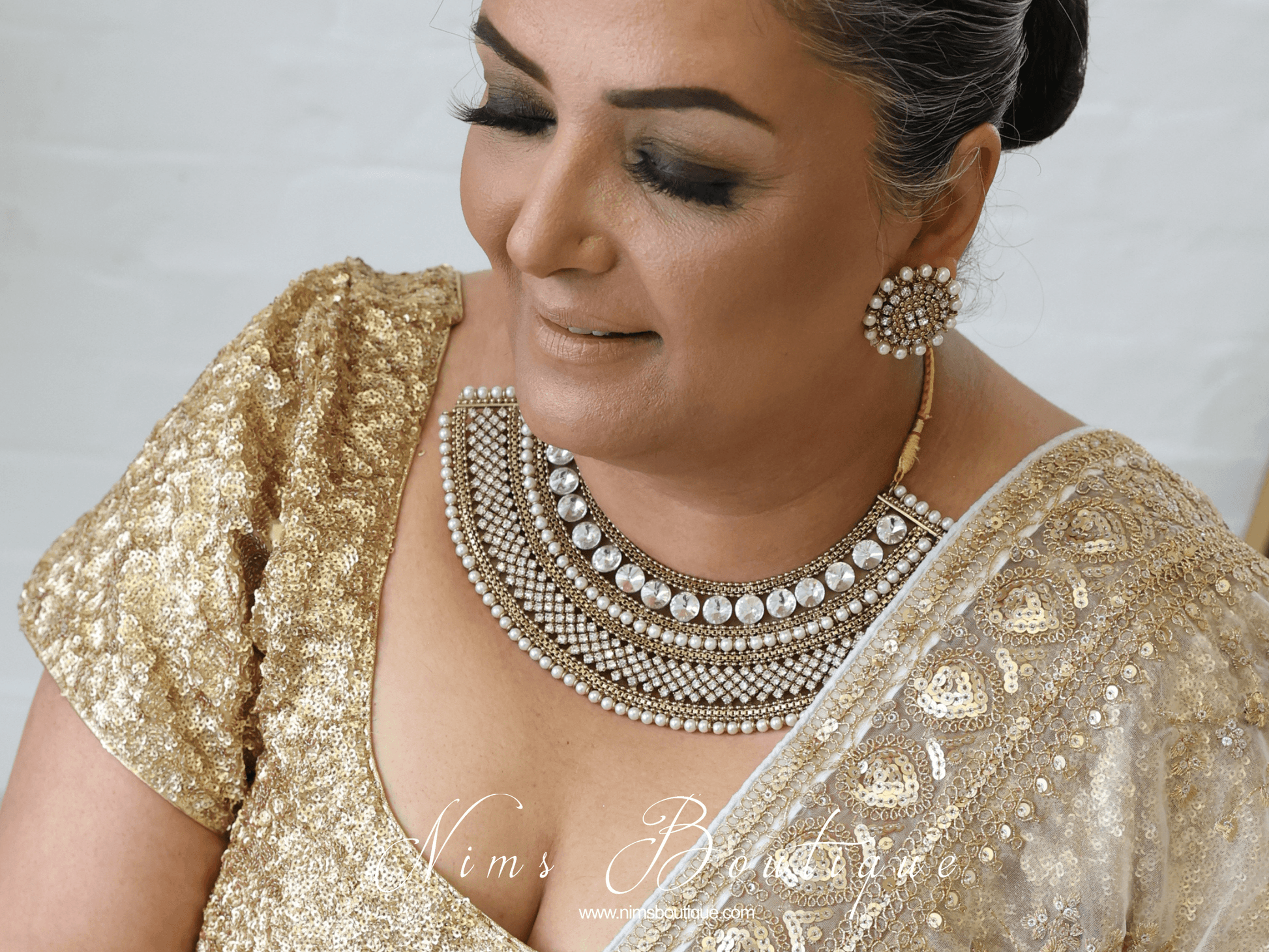 Nims Boutique Royal Pearl Stud earrings 