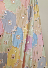 Sitara Luxury Pastel Multicolour Mirror Dupatta/Chunni