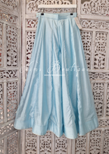 Arya Powder Blue Flared Trousers (sizes 4-14)