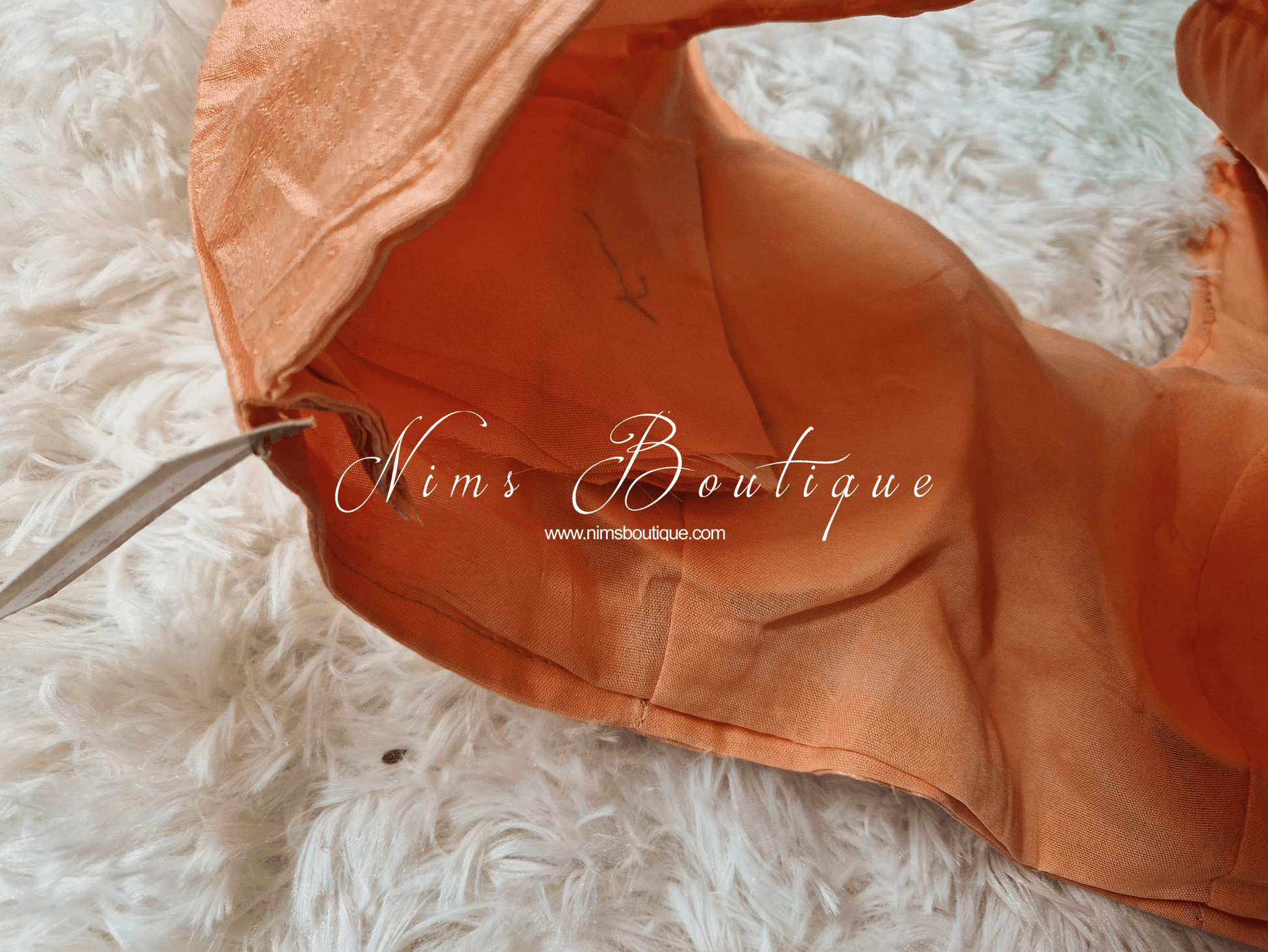 Nims Boutique The NB Peach Blouse 10-14