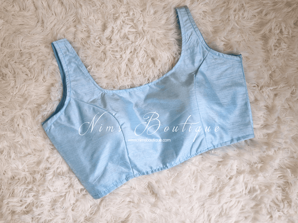 Nims Boutique The NB Light Blue Blouse 10-12