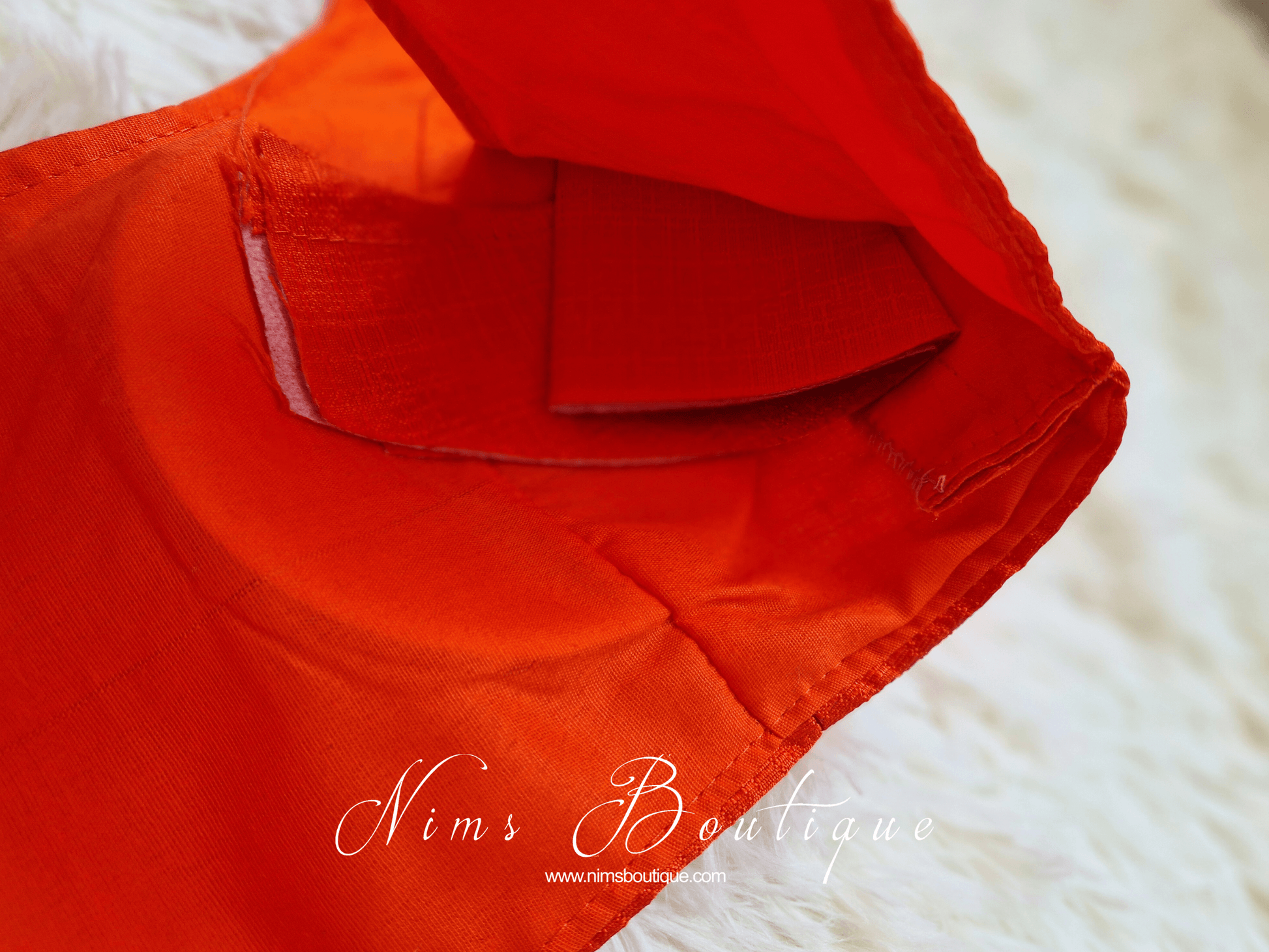Nims Boutique The NB Orange Blouse 12-14