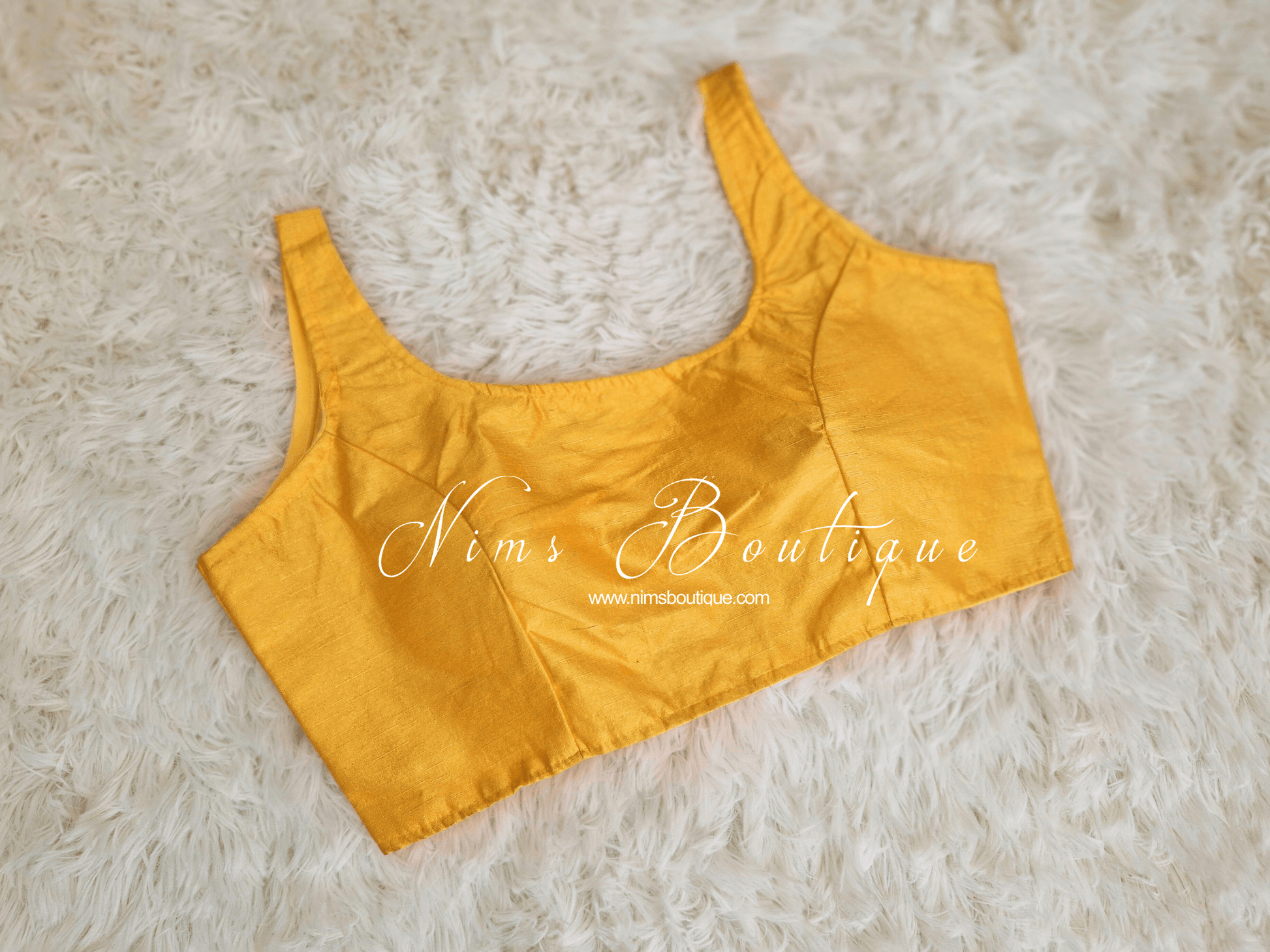 Nims Boutique The NB Yellow Blouse 10-12