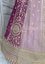 Luxury Mauve & Violet Lehnga Suit (Size 12-14)