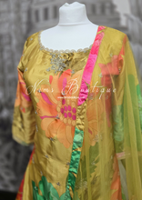 Nims Boutique Bright Floral Sharara Suit Size 12-16