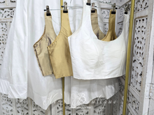 The NB White Silk Blouse (10-12)