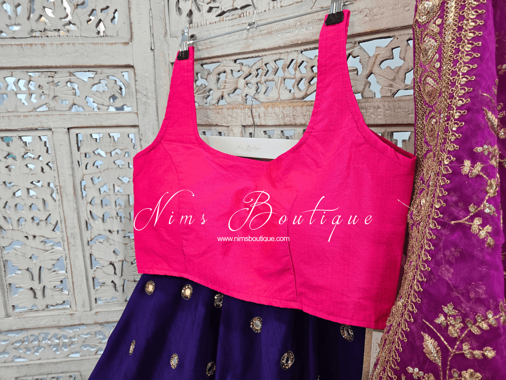 Nims Boutique The NB Bright Pink Blouse 10-12