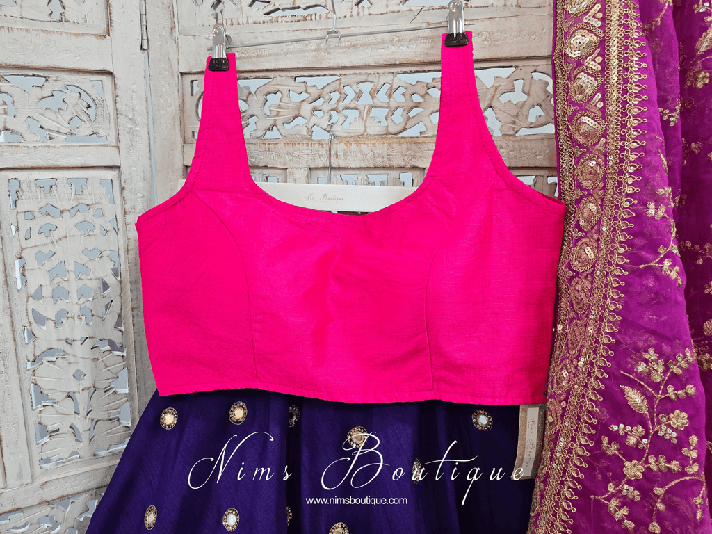 Nims Boutique The NB Bright Pink Blouse 10-12