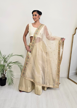 Nims Boutique Readymade Light Gold Silk skirt/lehnga sizes 4-22