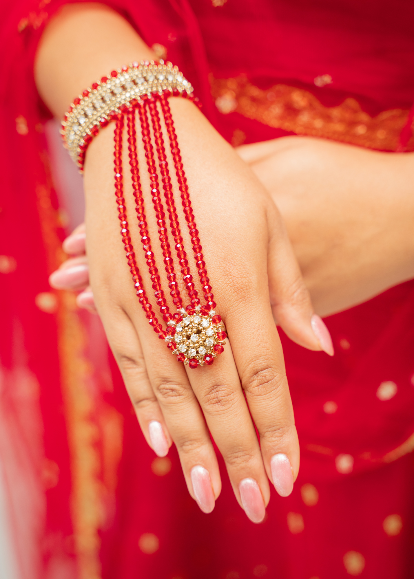Royal Red Small Handpiece / Hath Panja