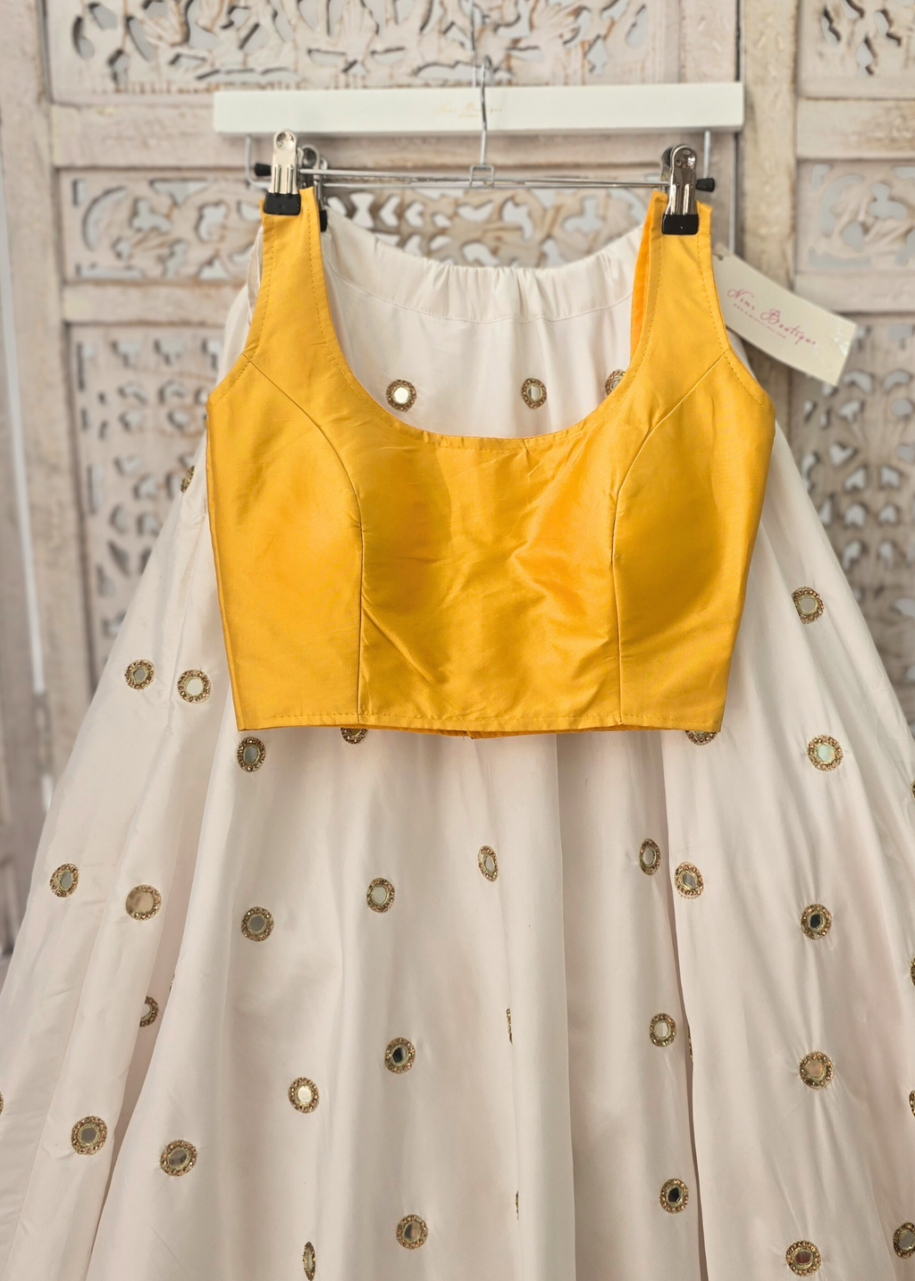 The NB Yellow Silk Blouse (petite sizes 4-8)