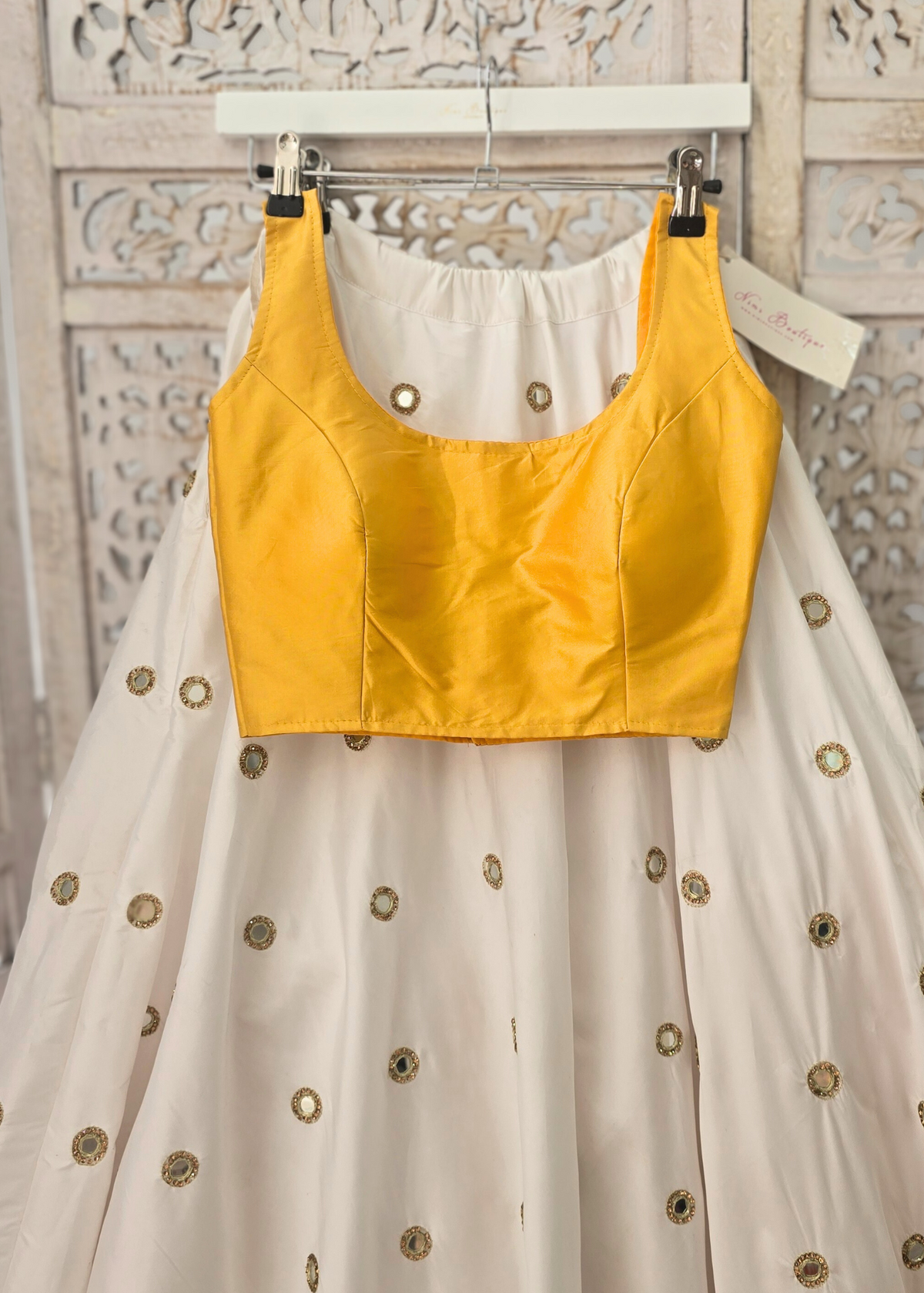 The NB Yellow Silk Blouse (petite sizes 4-8)