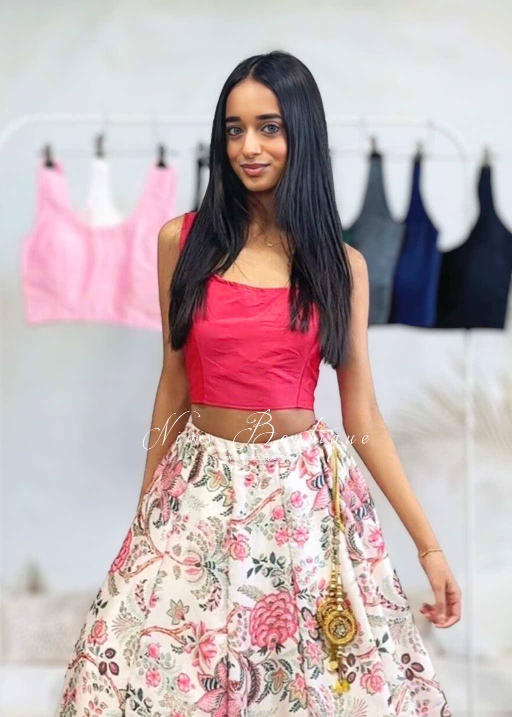 The NB Coral Silk Blouse (petite sizes 4-8)