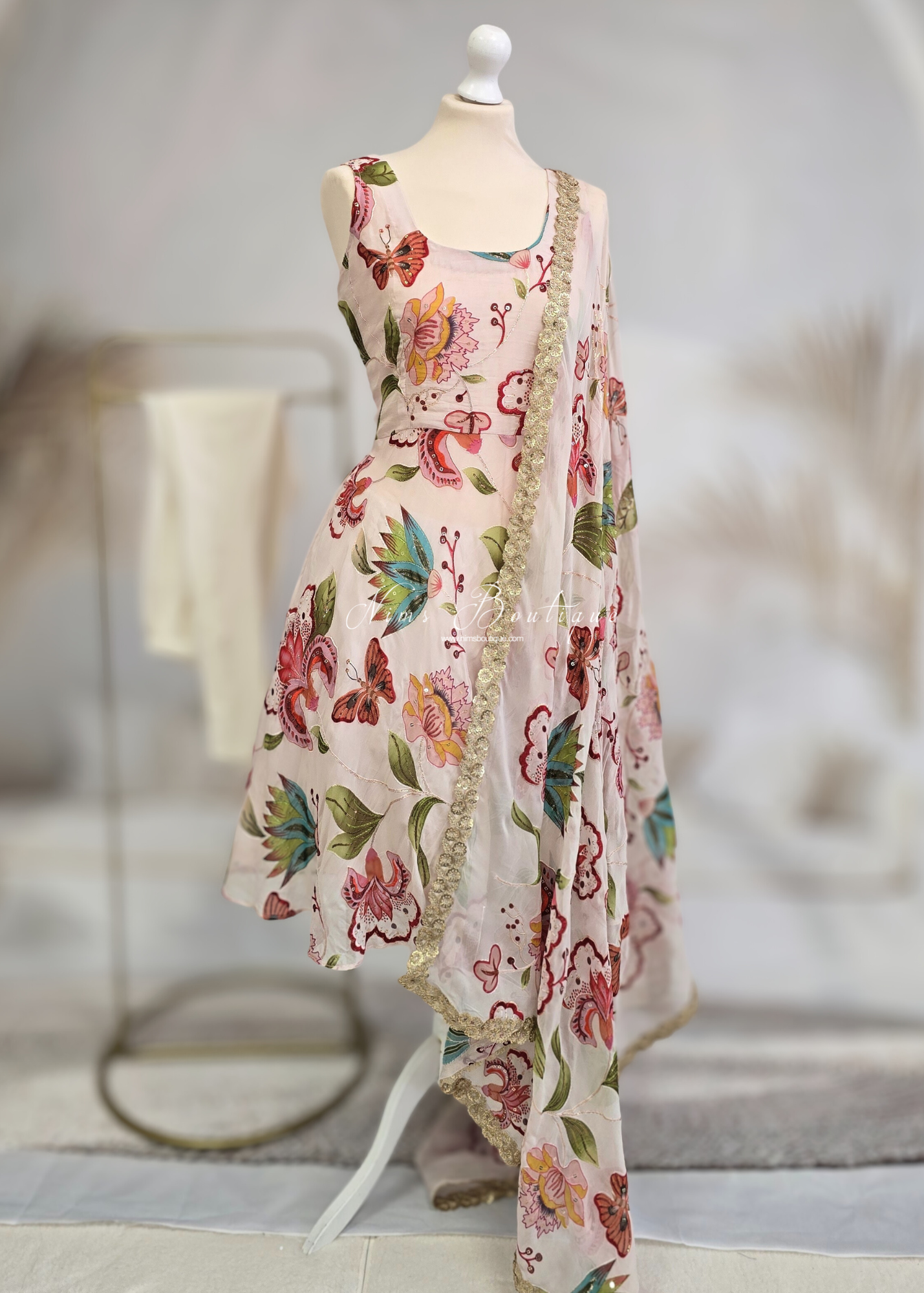 Evelina Print Frock Suit (size 10-12)