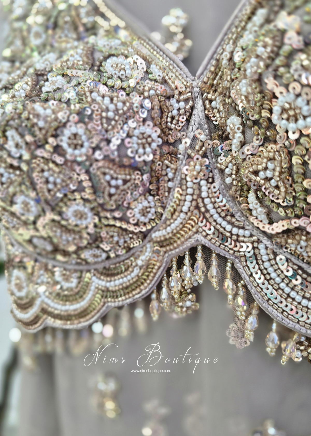 Luxury Capuccino Embellished Saree
