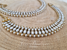 Royal Pearl Stone & Pearl Anklets