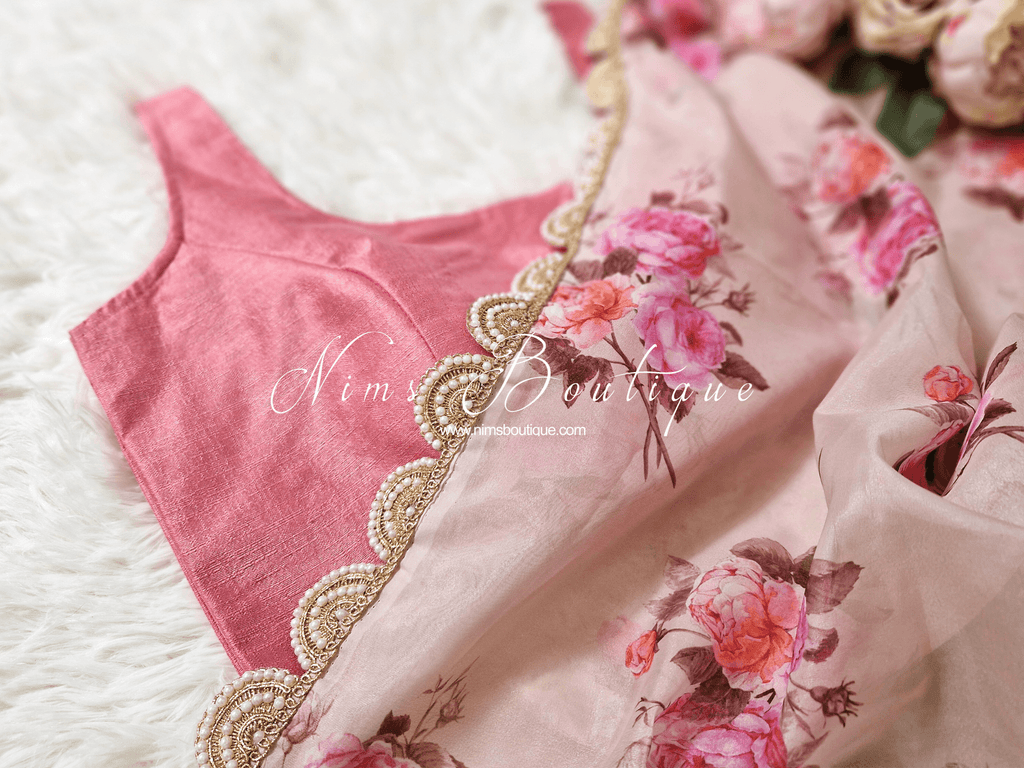 Nims Boutique The NB Dusky Pink Blouse 12-14