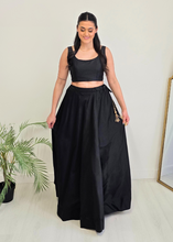 Nims Boutique Readymade Black Silk skirt/lehnga sizes 4-26