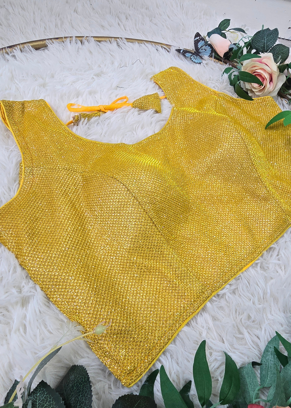 Yellow Shimmer Blouse (16-18)