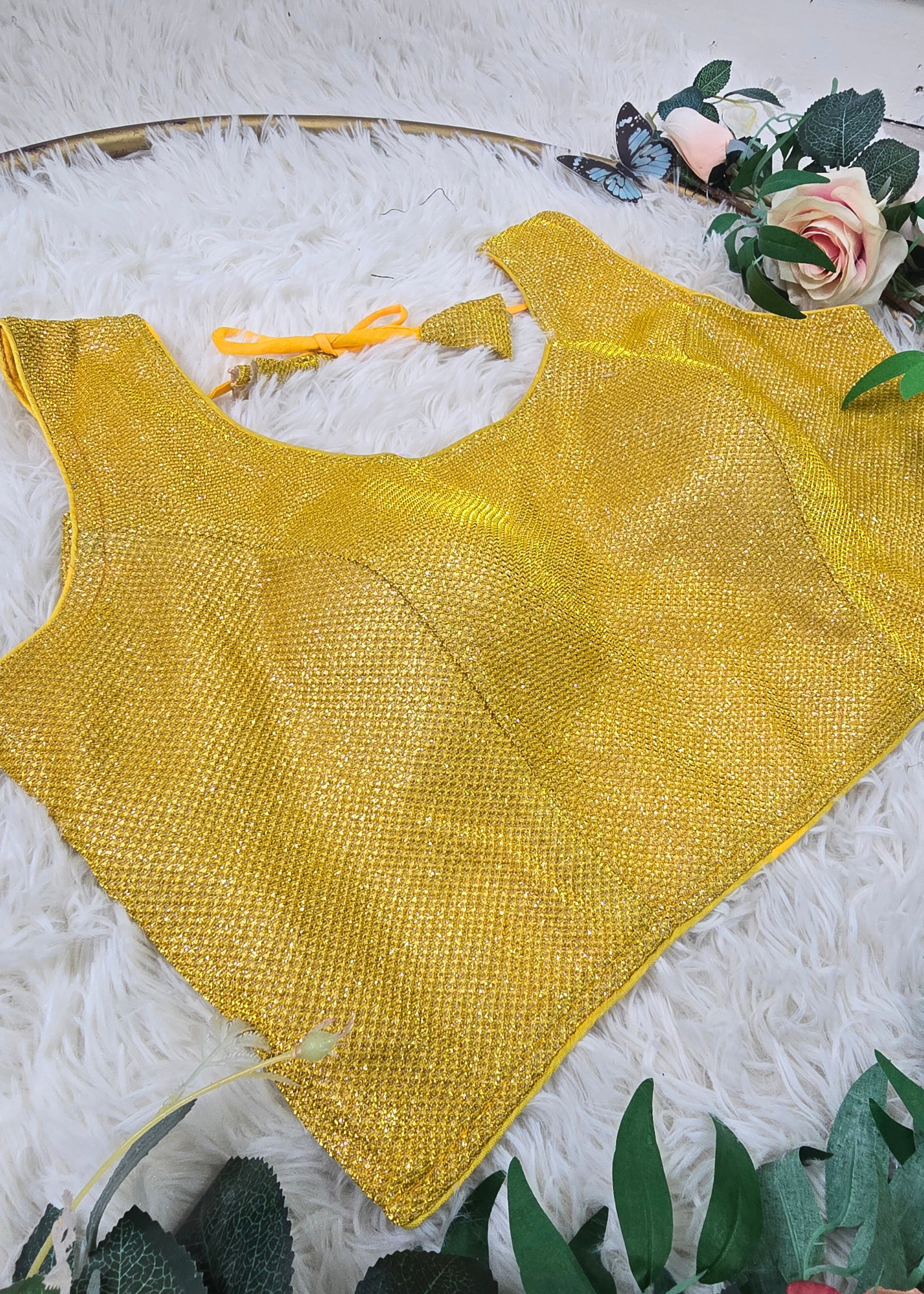 Yellow Shimmer Blouse (16-18)