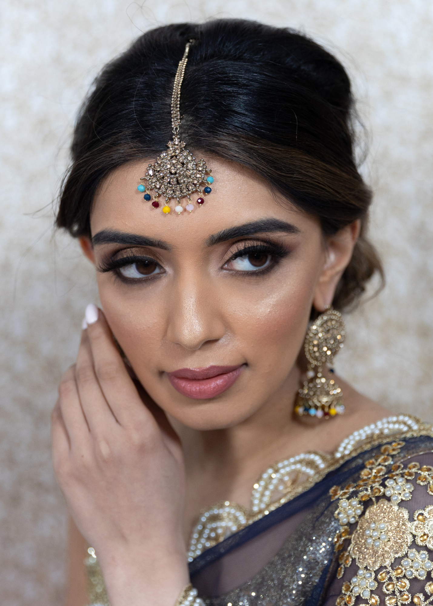 Royal Antique Multicolour Jhumka & Tikka Set