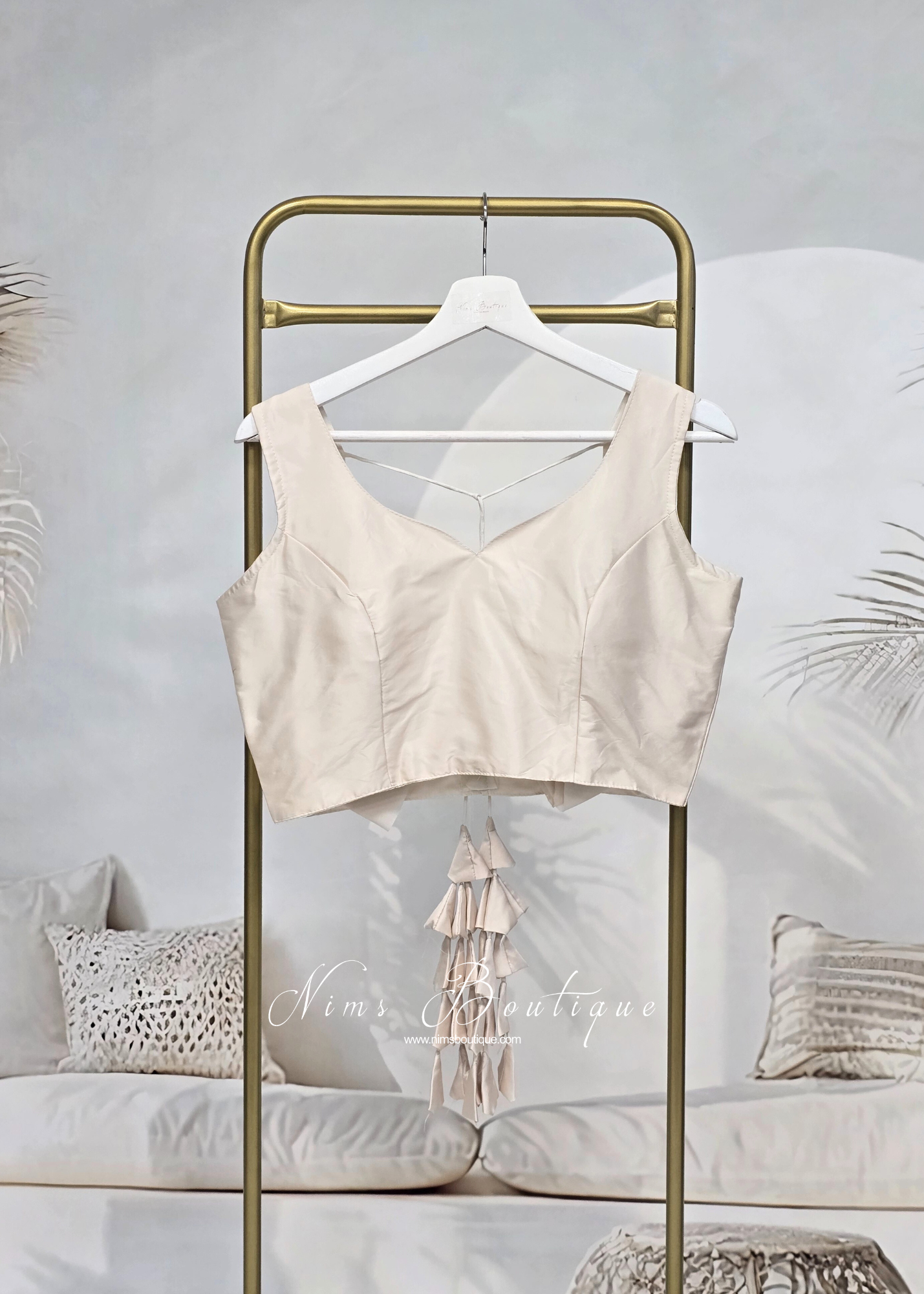 The NB Cream Sweetheart Blouse (12-14)