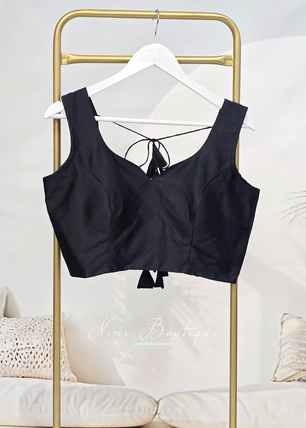 The NB Black Sweetheart Blouse (12-14)