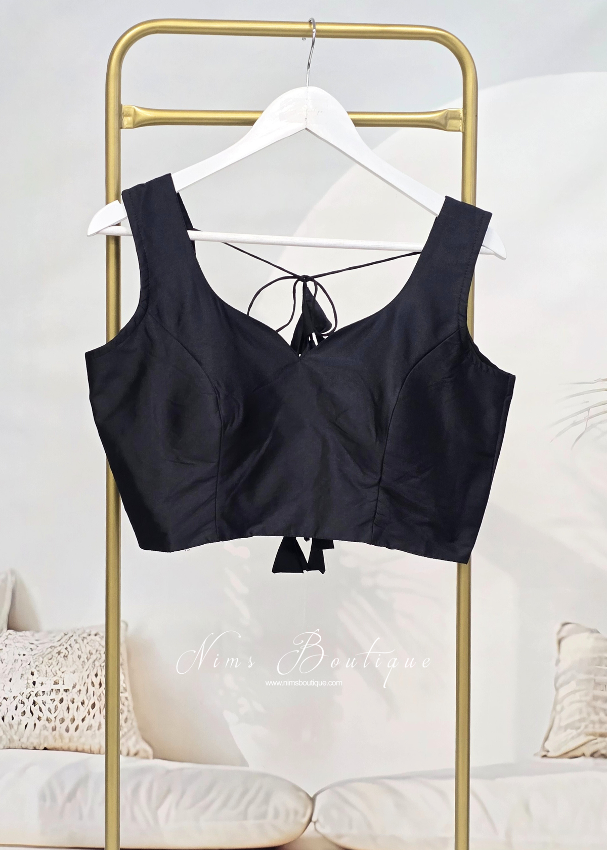 The NB Black Sweetheart Blouse (12-14)