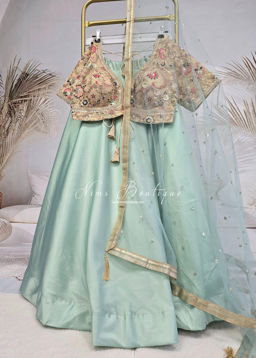 Genelia Gold Embroidered Blouse (10-12)