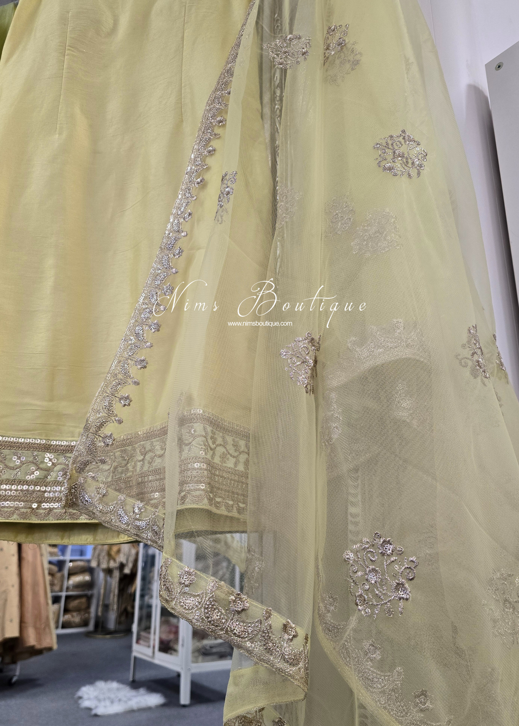 Lemon Yellow Pajami Suit (Size 14-16)