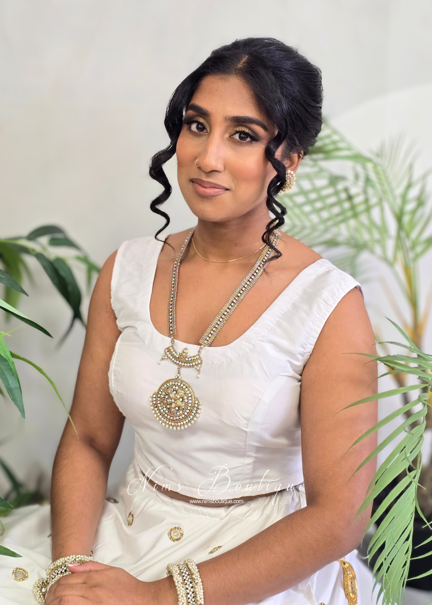 NB White Silk sleeveless blouse (sizes 4-26)