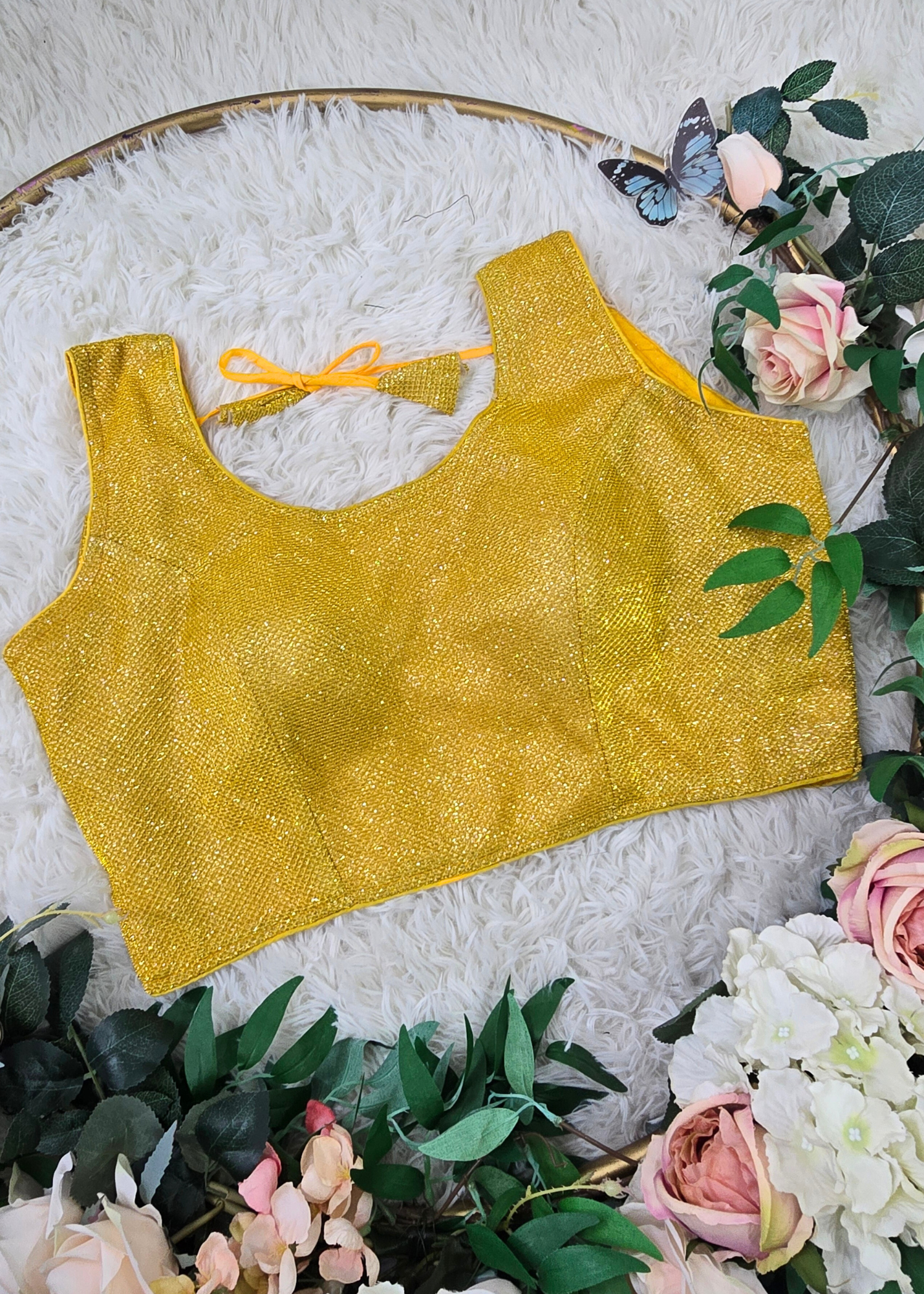 Yellow Shimmer Blouse (16-18)