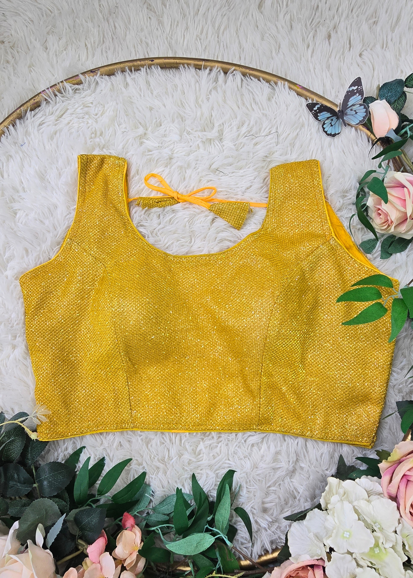 Yellow Shimmer Blouse (16-18)