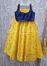 Rani Luxury Yellow Mirror readymade skirt/lehnga (size 4-20)